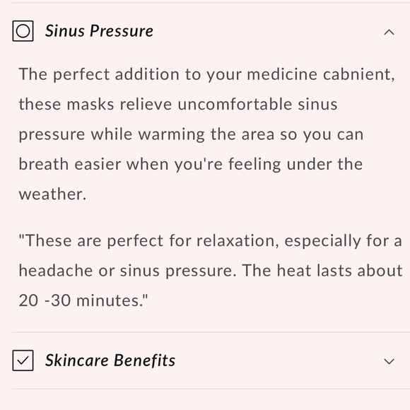 POPMASK Self Heating Sleep Mask for Tired Eyes Rose Scent NEW 5 Pack Sealed Box - Picture 11 of 14